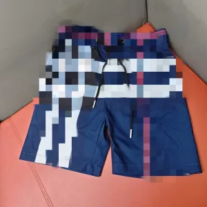 Design Patterned Drawstring Shorts Navy Blue