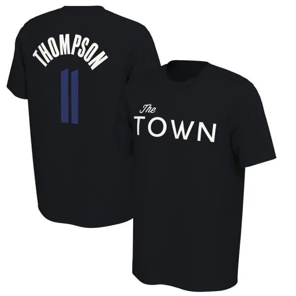 Golden State Warriors Klay Thompson 'The Town' Black T-Shirt - 1