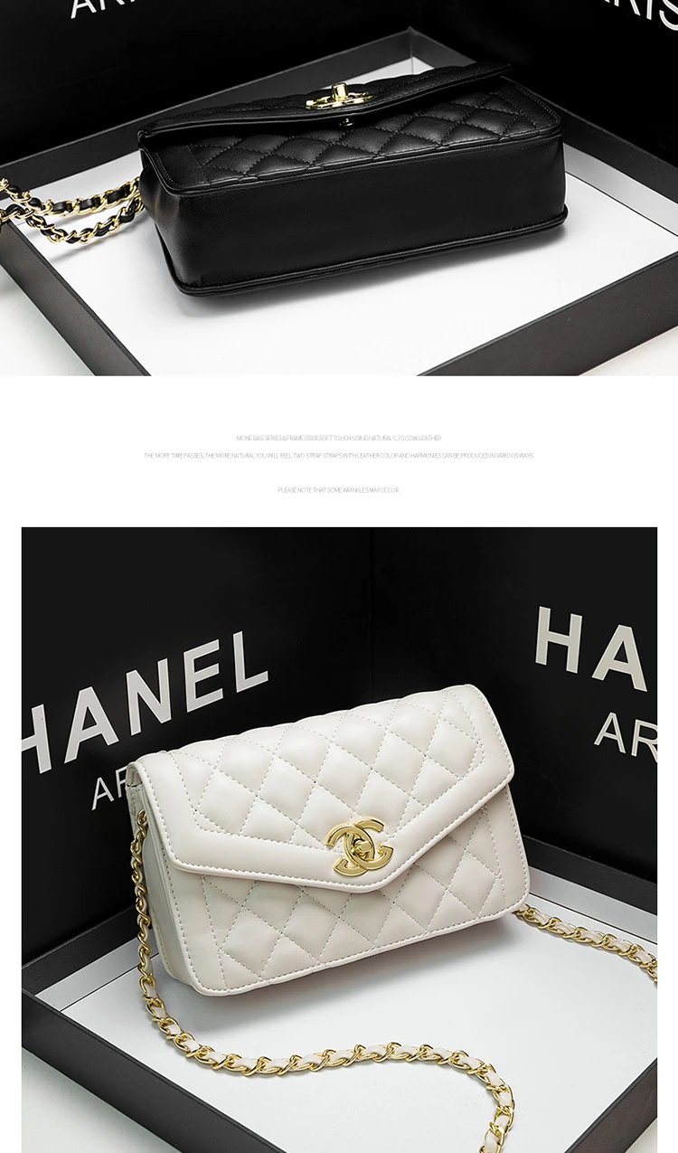 Chanel Classic Flap Bag Black Quilted Leather Chain Shoulder Bag - 18