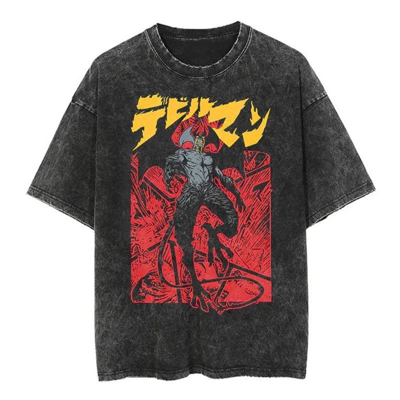 Hellstar Studios Unohara Acid Wash Black T-Shirt - 44