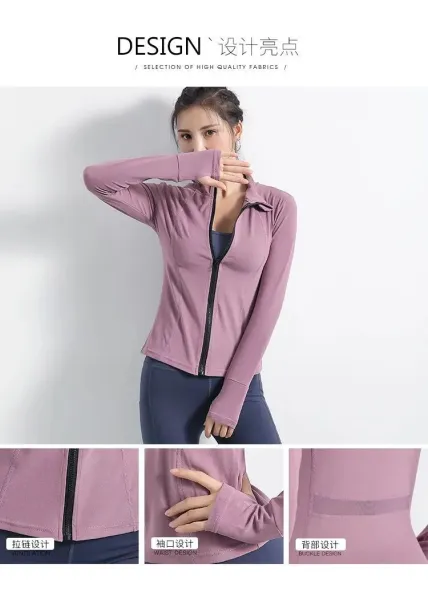 Design Zip-Up Performance Top Navy Blue Activewear Jacket - 8