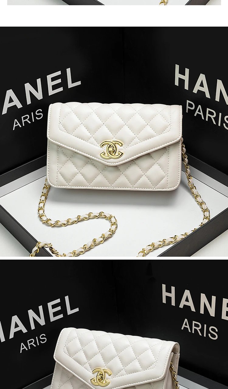 Chanel Classic Flap Bag Black Quilted Leather Chain Shoulder Bag - 19