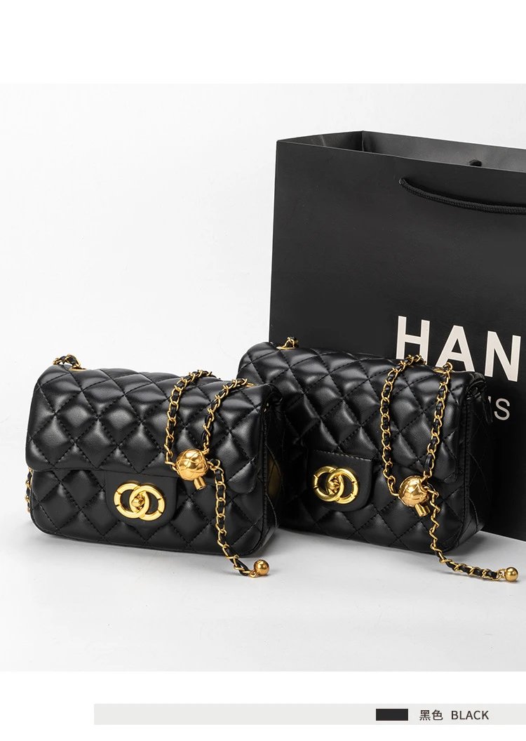 Chanel Mini Flap Bag Black Quilted Leather Chain Shoulder Bag - 15