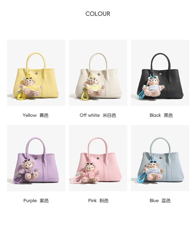Disney x Sanrio Duffy the Disney Bear Pink Tote Handbag - 6
