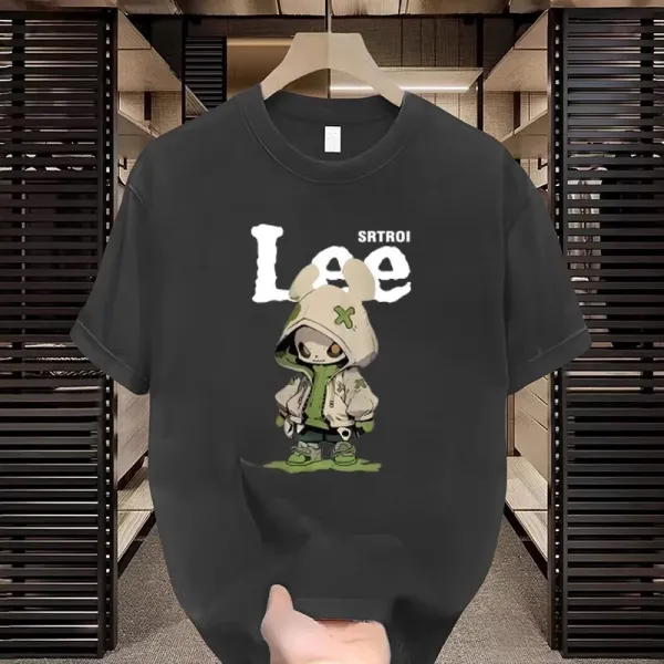 Lee x SRTRIO Graphic Print White T-Shirt - 7