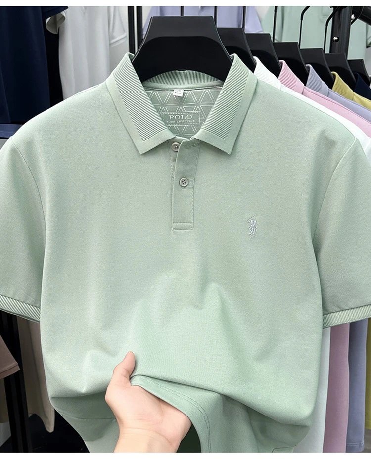 Polo Ralph Lauren Classic Fit Pique Polo Shirt Mint Green - 40