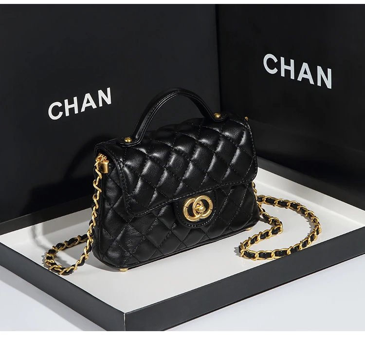 Chanel Mini Flap Bag Pink Quilted Leather Handbag - 17