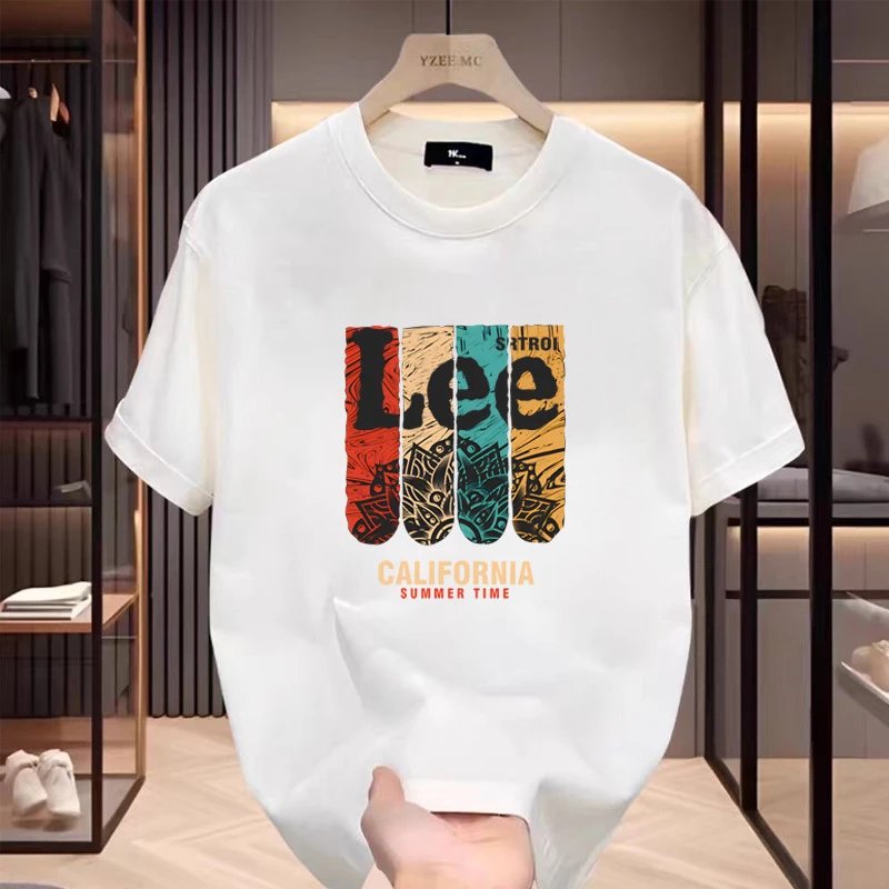 Lee California Summer Time Graphic T-Shirt Navy - 10