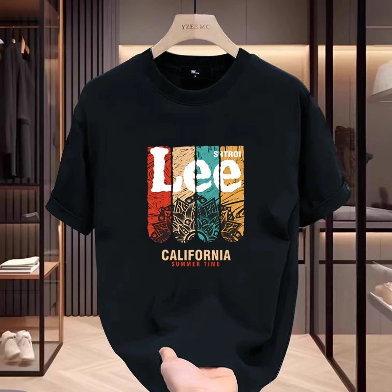 Lee California Summer Time Graphic T-Shirt Navy - 7