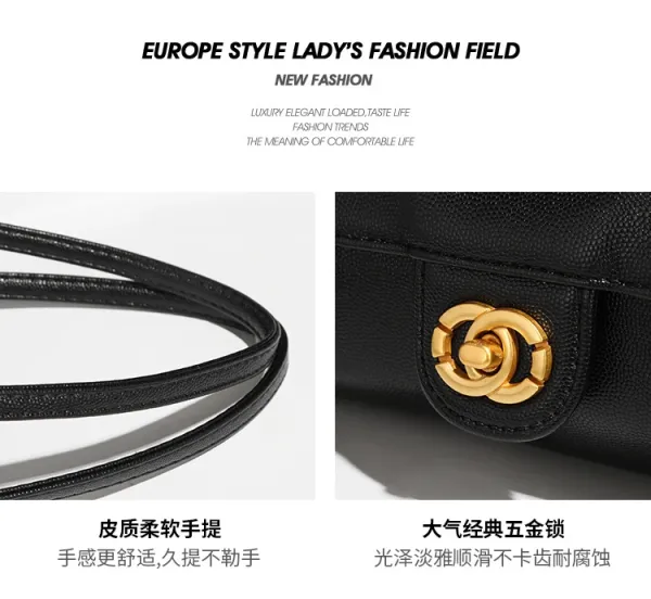 HAN Mini Barrel Crossbody Bag White - 15