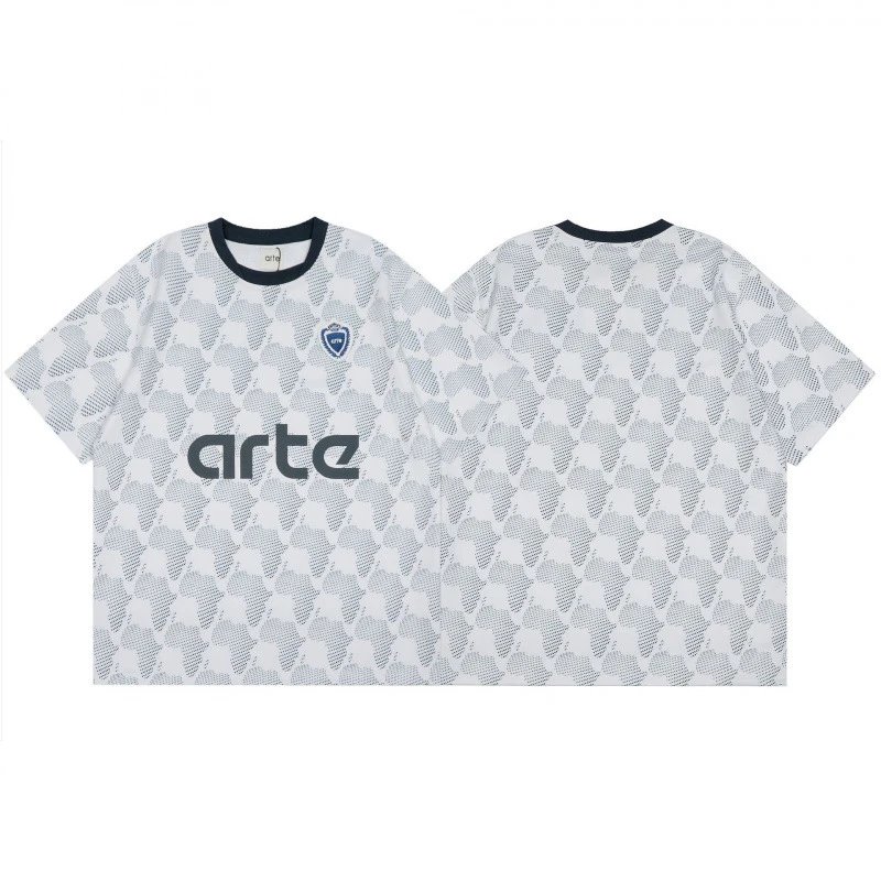 Arte Graphic Print Oversized T-Shirt White