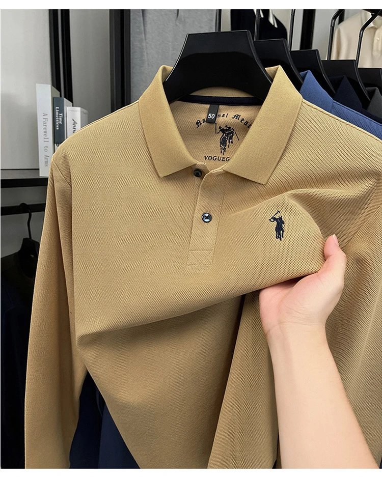 Polo Ralph Lauren Classic Fit Piqué Polo Shirt Beige - 27
