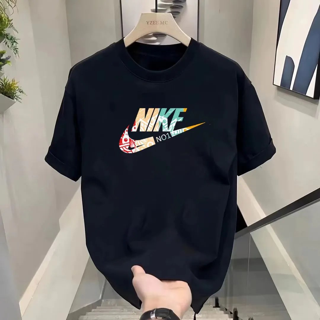 Nike NO1 Graphic T-Shirt Black with Neon Green - 24
