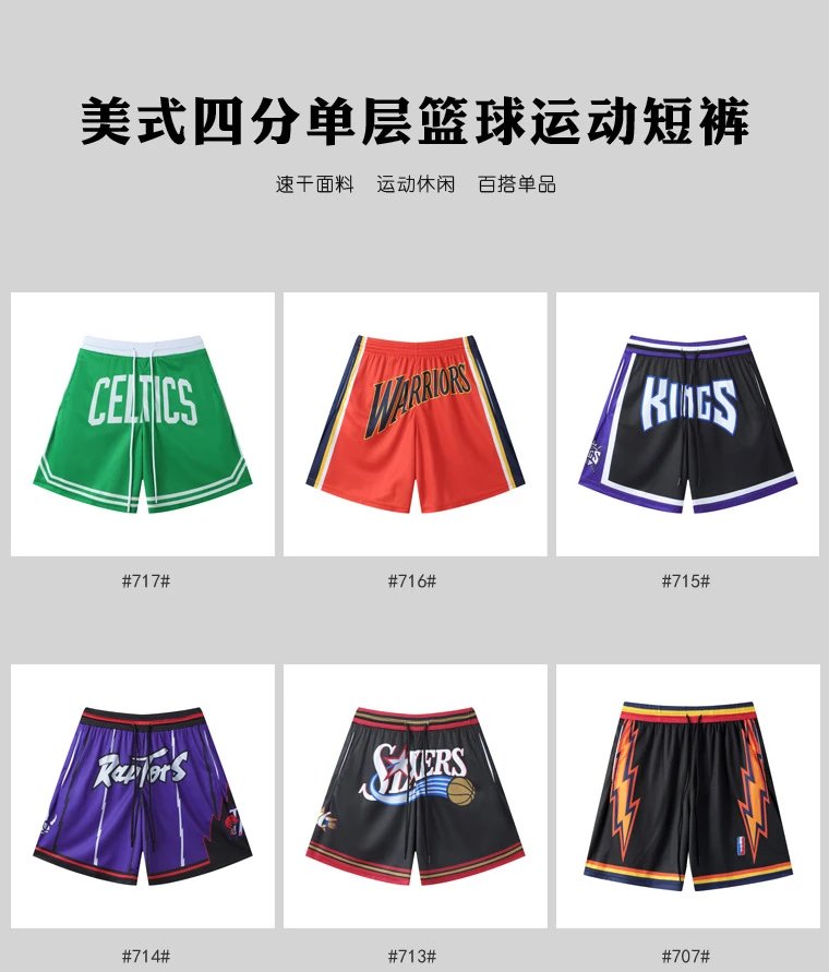 NBA x Mitchell & Ness Lightning Bolt Shorts Black - 2