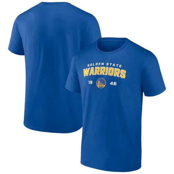 Golden State Warriors Arch Logo Royal Blue T-Shirt - 1