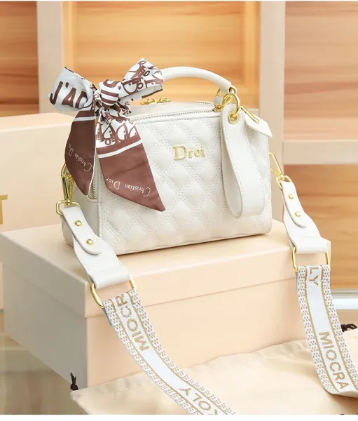 Dior Oblique Quilted Mini Handbag Black - 38
