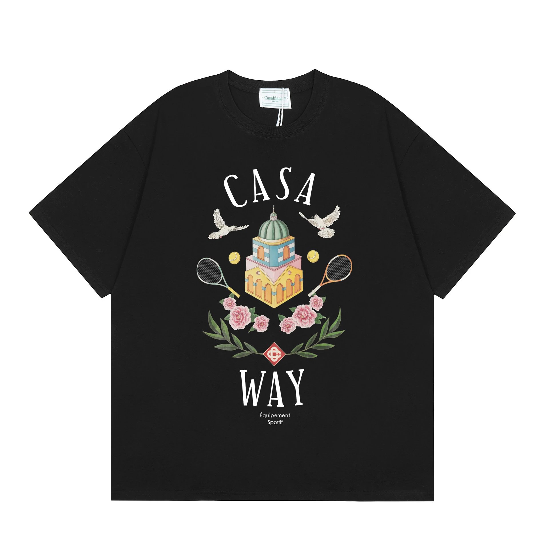 Design Phantastica Wave Graphic T-Shirt White T-Shirts - 33