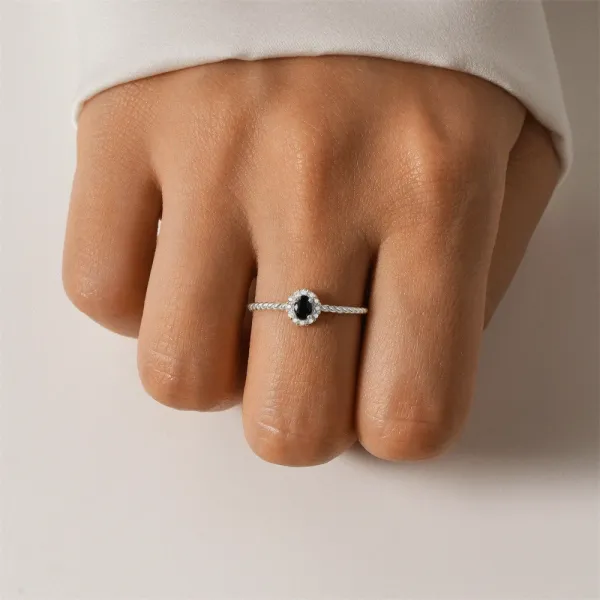 Design S925 Sterling Silver Multi-Stone Cluster Ring Silver Jewelry - 37