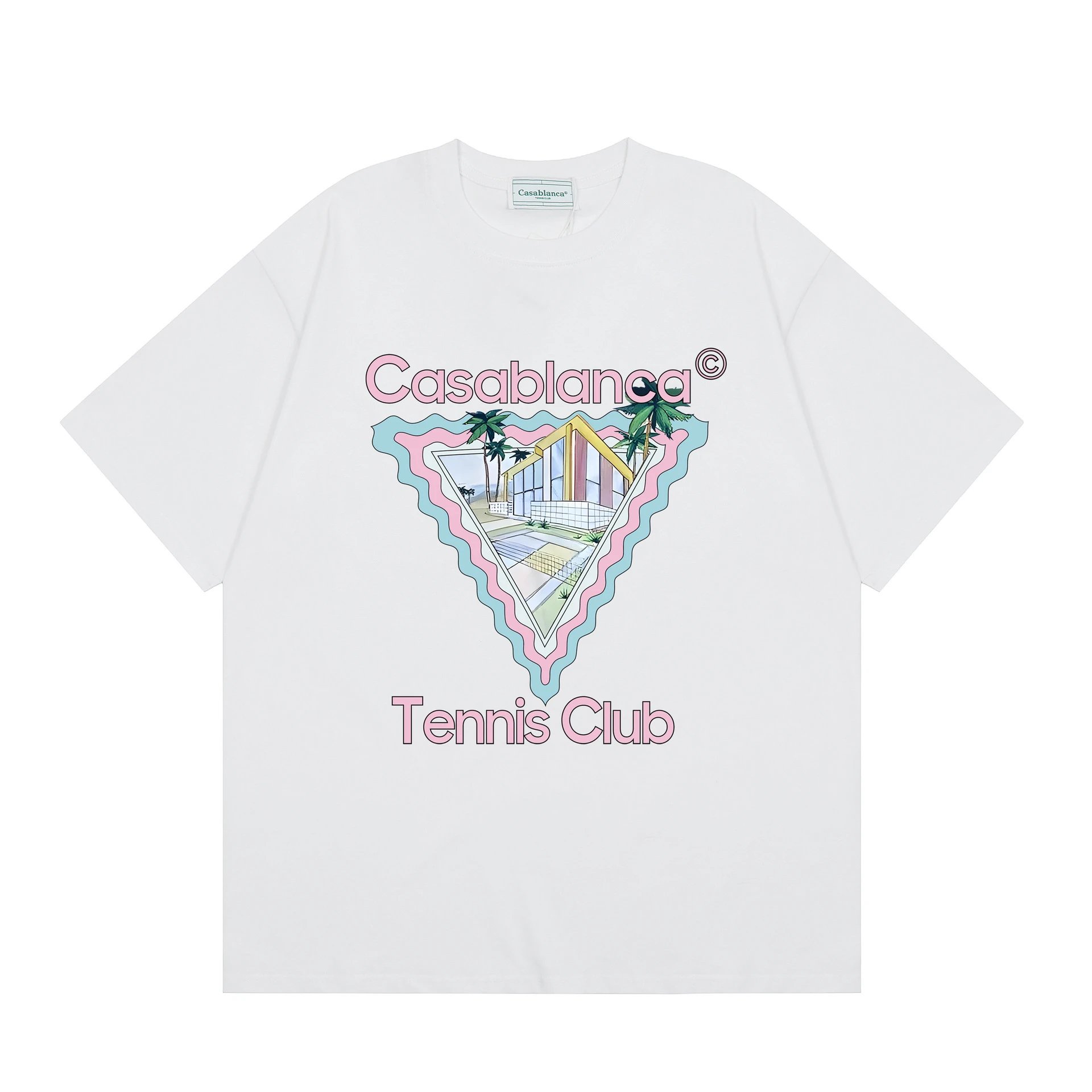 Design Phantastica Wave Graphic T-Shirt White T-Shirts - 49