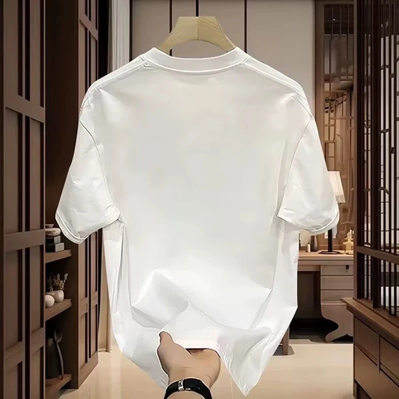 Nike Swoosh Gradient Print White T-Shirt - 10