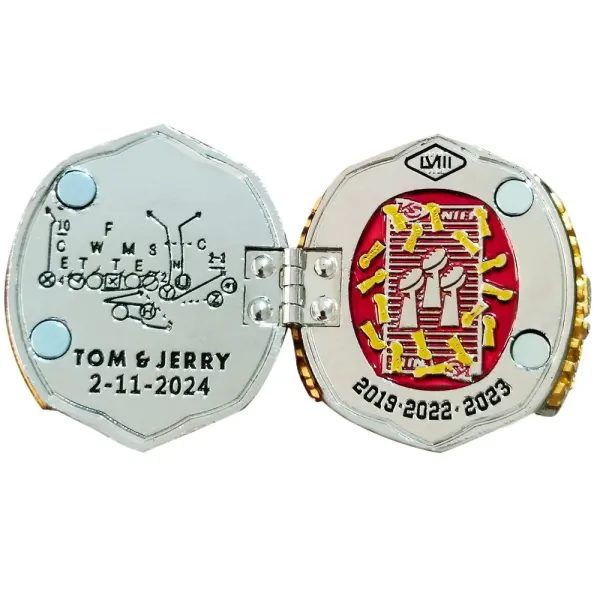 Design Kansas City Chiefs Super Bowl Championship Ring Replica Gold Red Silver Jewelry - 8