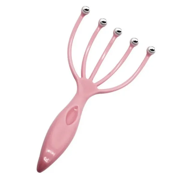 Design Five-Finger Scalp Massager Pink Accessories - 1
