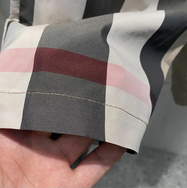 Burberry Check Pattern Short-Sleeve Shirt Beige Multicolor - 7