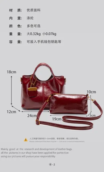 Design Mini Top-Handle Bag with Lock Charm Burgundy Handbag - 10