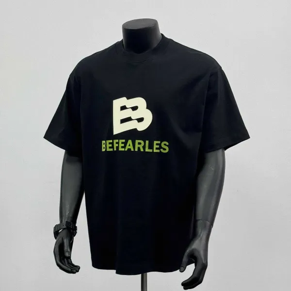Design Befearles Logo Graphic Black T-Shirt T-Shirts - 4
