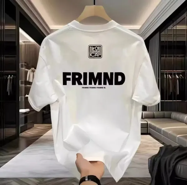 Design FRIMND Bold Logo Black T-Shirt T-Shirts - 11