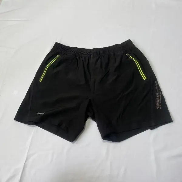 Design Striped Swim Trunks Rust and White Shorts Swimwear - 7