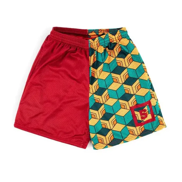 Design Cloud Pattern Swim Shorts Multicolor Swimwear - 6