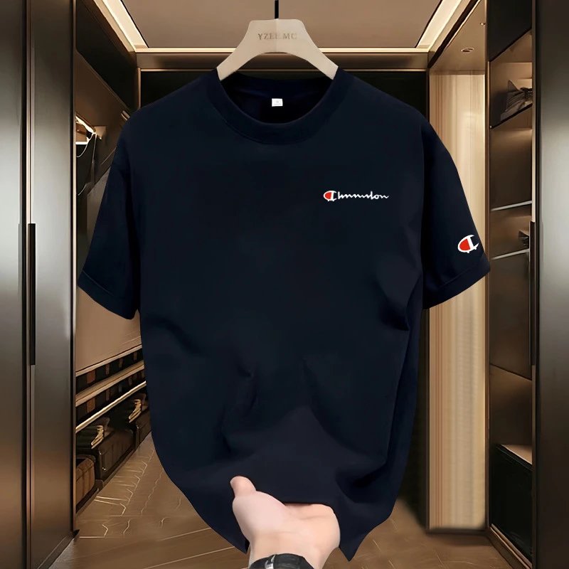 Champion Script Logo White T-Shirt - 6