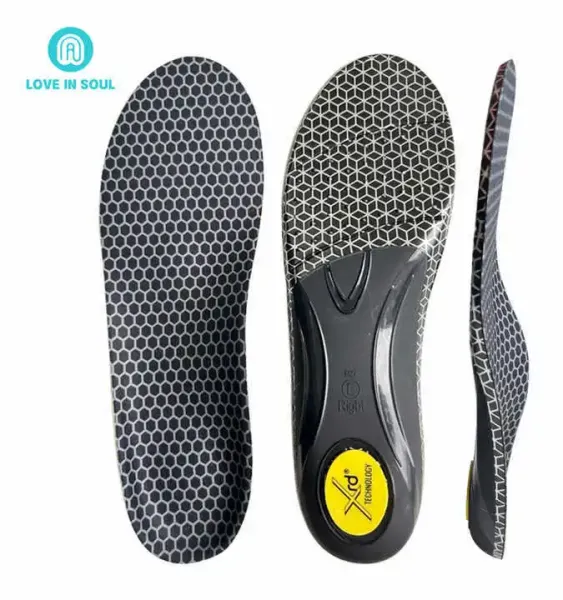 Design Love In Soul HexaTech Insoles Black Shoes - 2