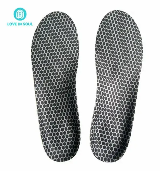 Design Love In Soul HexaTech Insoles Black Shoes - 5