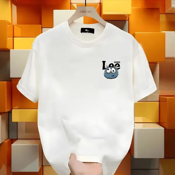 Design Lee Redpoi Cartoon Character White T-Shirt T-Shirts - 3