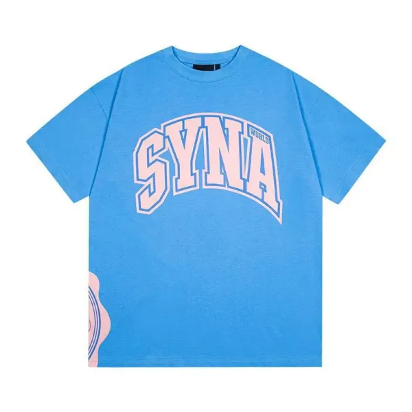 SYNA World Arch Logo Light Blue T-Shirt - 9