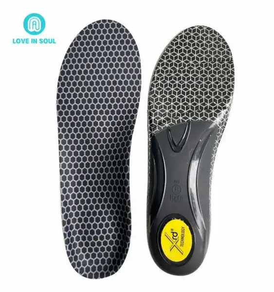 Design Love In Soul HexaTech Insoles Black Shoes - 3