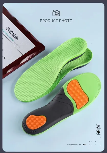 Design RECTIFIES Green Orthotic Insole with Arch Support Shoes - 18