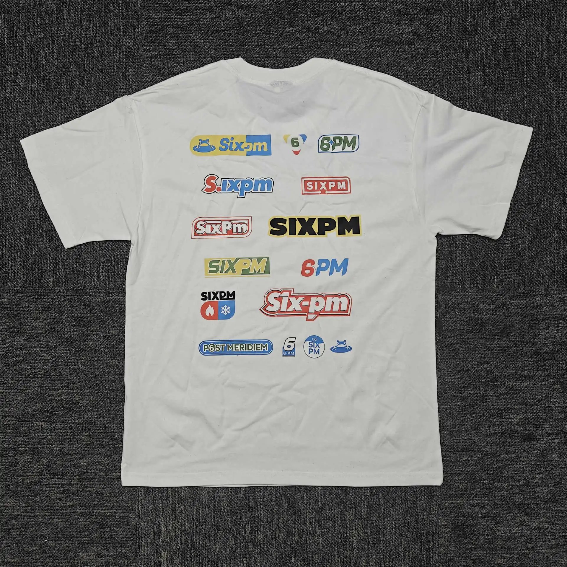 Design Sixpm Multicolor Graphic Print White T-Shirt T-Shirts - 17