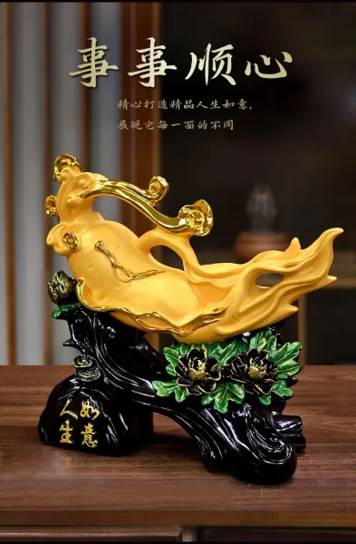 Design Golden Koi Ornament Accessories - 3