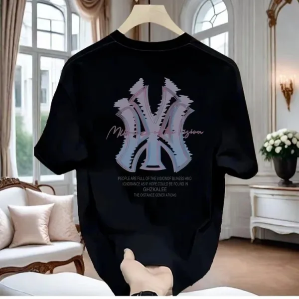 Design WBWJ CO. Paisley NY Logo Black T-Shirt T-Shirts - 18