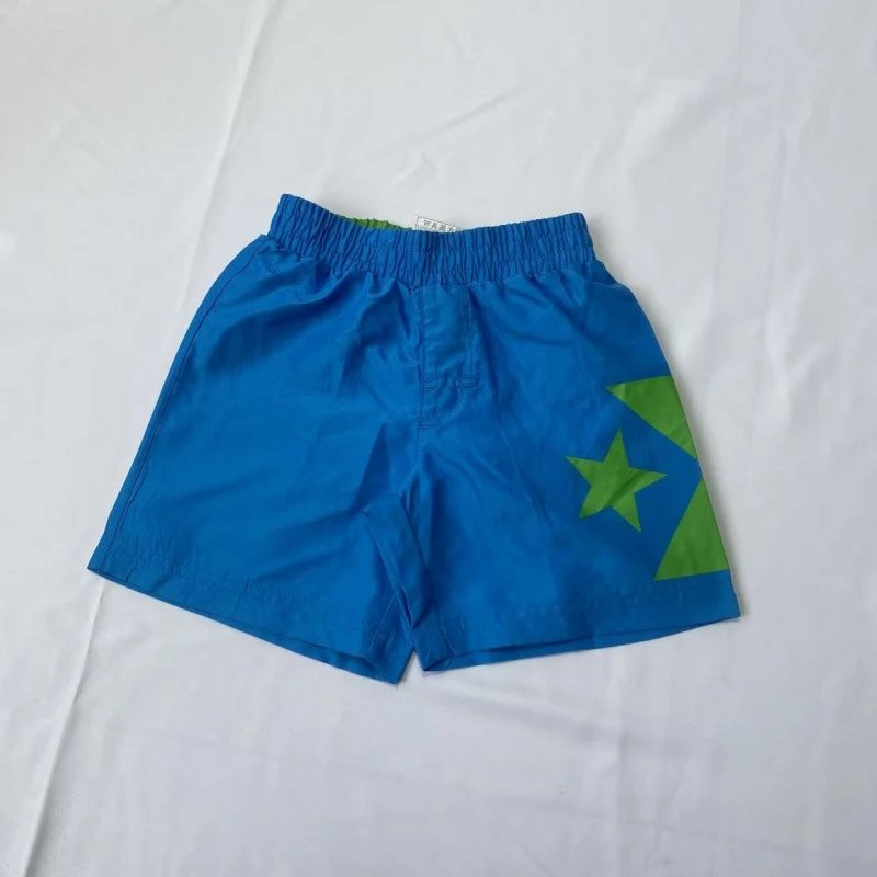 Design Star Print Swim Shorts Blue Swimwear