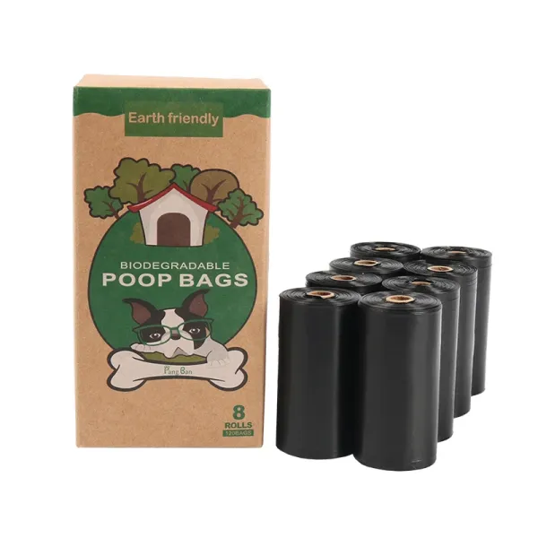 Design Biodegradable Pet Waste Bag Roll Black Accessories - 2