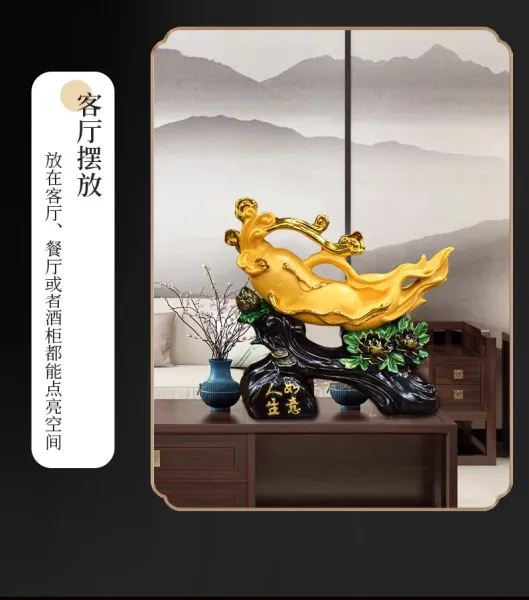 Design Golden Koi Ornament Accessories - 8