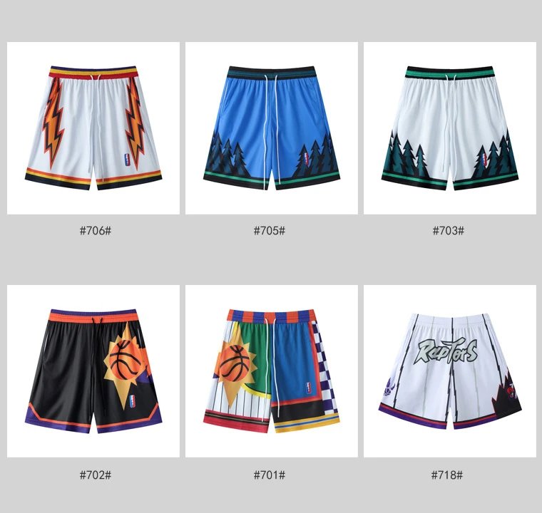 NBA x Mitchell & Ness Lightning Bolt Shorts Black - 3