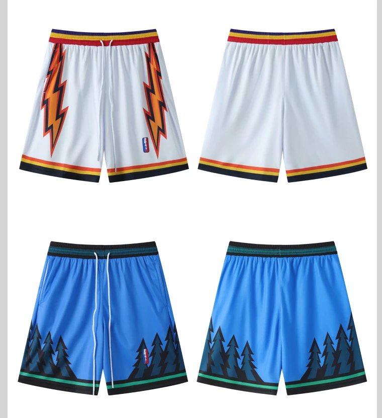 NBA x Mitchell & Ness Lightning Bolt Shorts Black - 11