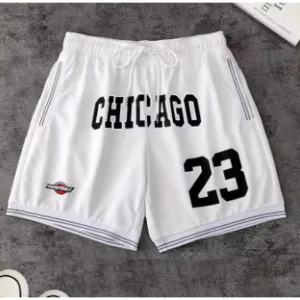 Chicago Bulls 23 Jersey Shorts White