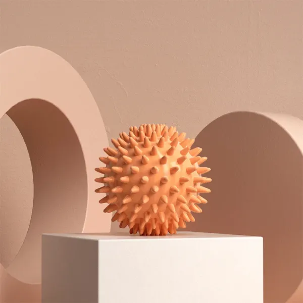 Design Spiky Massage Ball Peach Accessories - 1