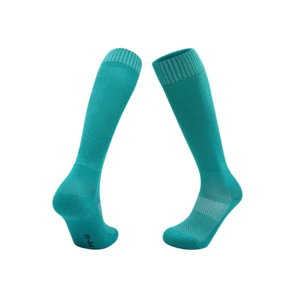 Design Knee-High Mesh Socks Teal - 1